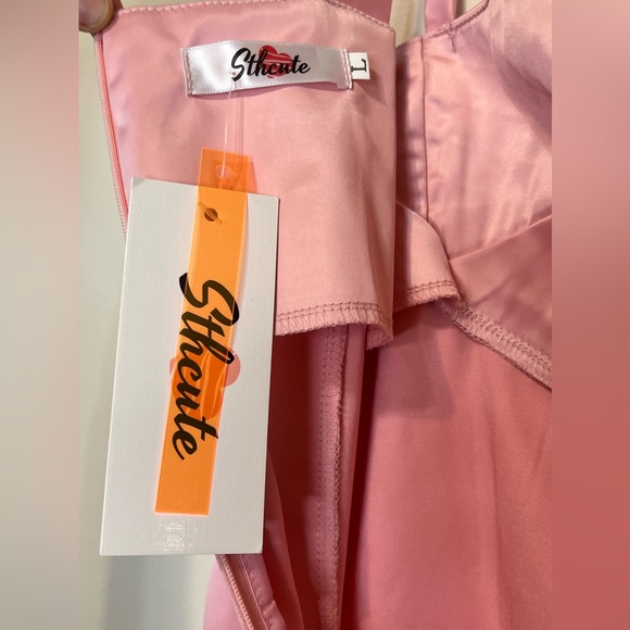 Andrea Satin Mini Dress - Size Large - Picture 4 of 5